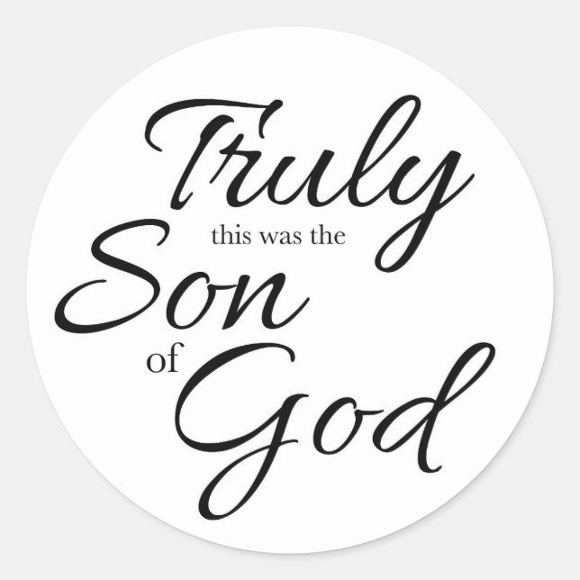 Rond Son of God Sticker (Devant)