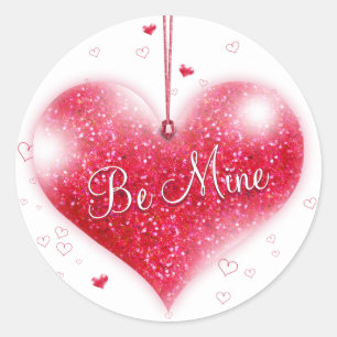 Rond Soyez le Sticker de la Saint-Valentin