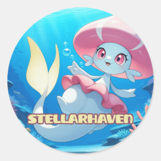 Rond StellarHaven - Sticker Virginia 01