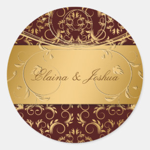 Rond Sticker 311-Golden diVine Brown