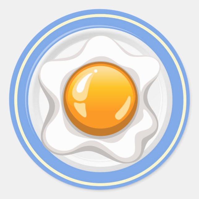 Rond Sticker à bol d'oeuf - SRF (Devant)