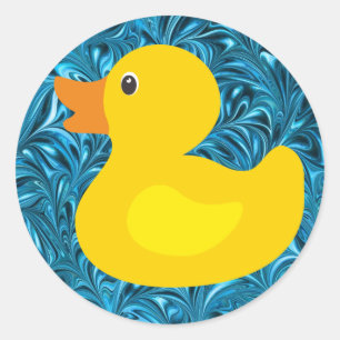 Rond Sticker à canard jaune - SRF