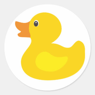 Rond Sticker à canard jaune - SRF