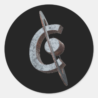 Rond Sticker à corrosion