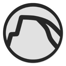 Sticker à demi-dôme Yosemite