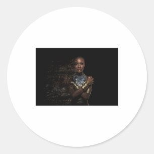 Rond Sticker à dispersion de la reine noire
