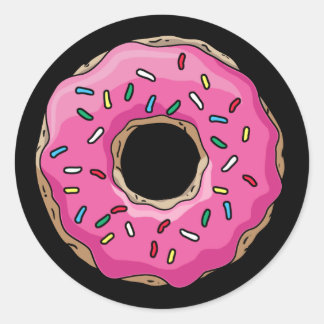 Rond Sticker à donut