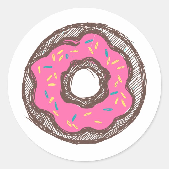 Rond Sticker à donut (Devant)