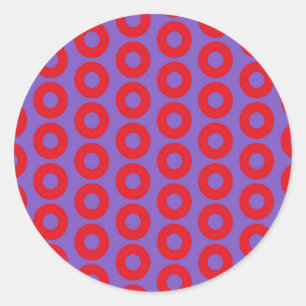 Rond Sticker à Donut de Pêcheur