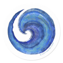 Sticker à eau Susea Blu Studios