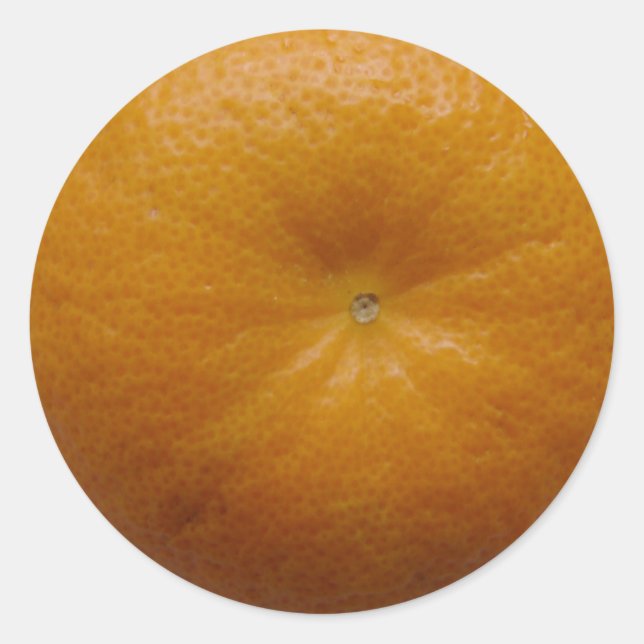 Rond Sticker à fruits orange (Devant)