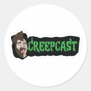 Rond Sticker à goosebums à fractionnement Creepcast