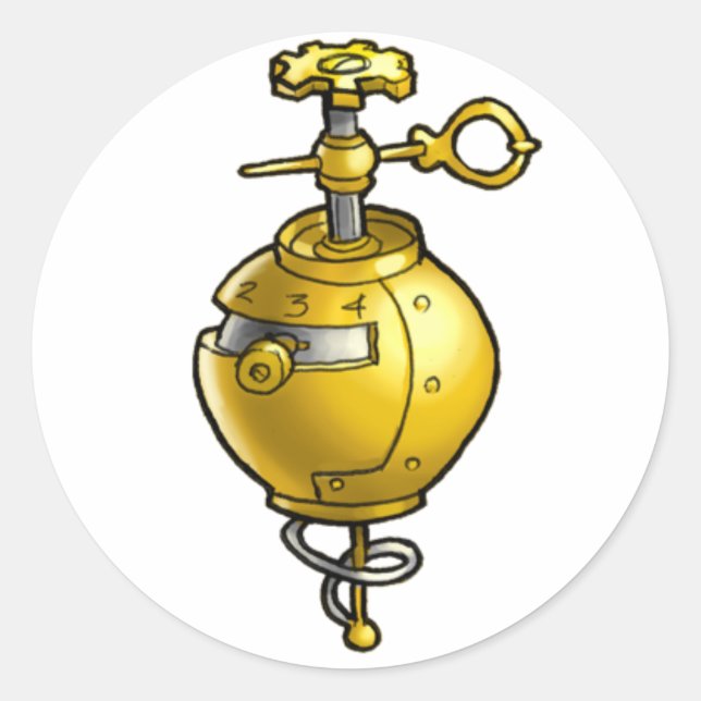 Rond Sticker à la grenade (Devant)