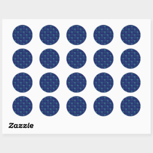 Rond Sticker à motifs floraux