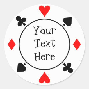 Rond Sticker à puce Casino
