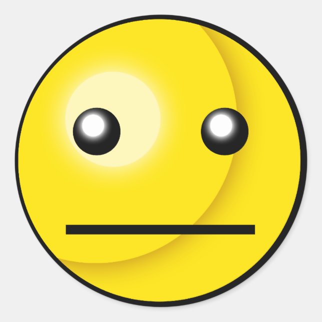 Rond Sticker à stare vierge (Devant)