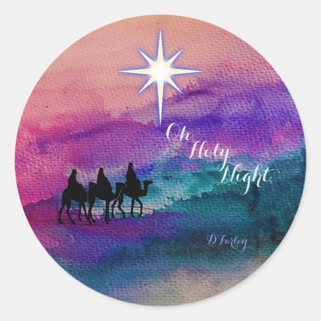 Rond Sticker à trois rois (Devant)