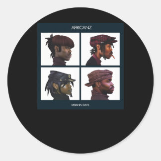 Rond Sticker Africanz Melanin Days