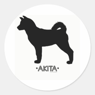 Rond Sticker Akita