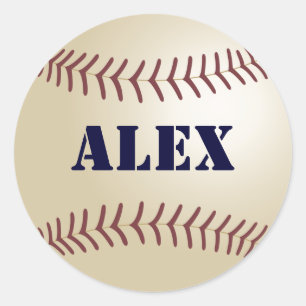 Rond Sticker Alex Baseball / Sceau