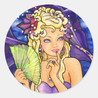 Rond Sticker Amythyst