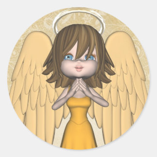 Rond Sticker Angel