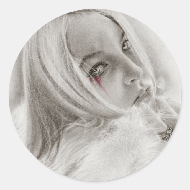 Rond Sticker Angel Fallen (Devant)