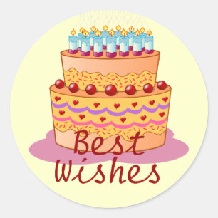 Rond Sticker Anniversaire