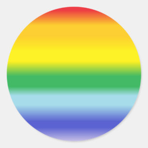 Rond Sticker arc-en-ciel