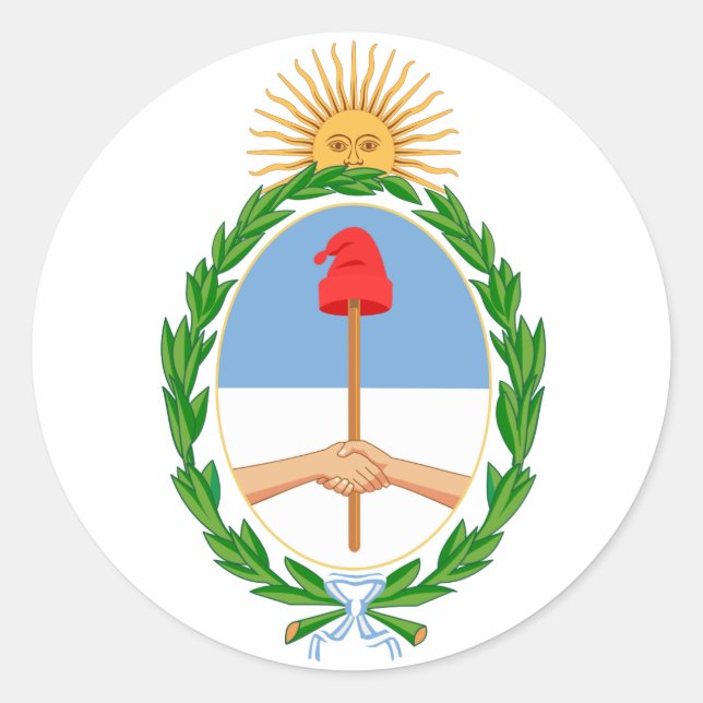 Rond Sticker argentin (Devant)