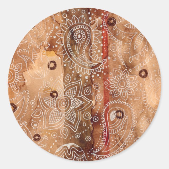 Rond Sticker au henné (Devant)