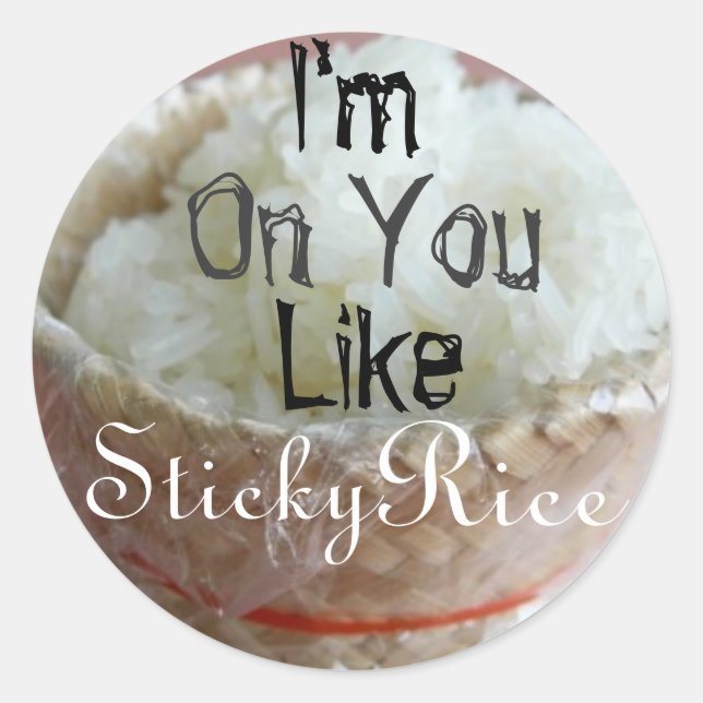 Rond Sticker au riz (Devant)