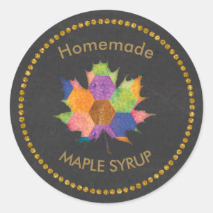 Rond Sticker au sirop d'érable maison
