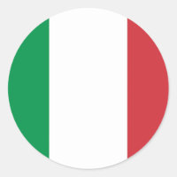 Sticker avec Drapeau d'Italie