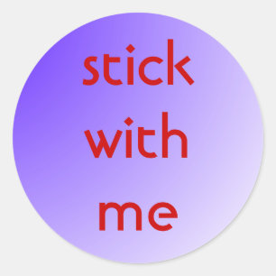 Rond Sticker avec moi