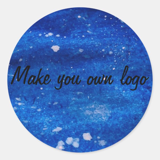 Rond Sticker avec votre logo (Devant)