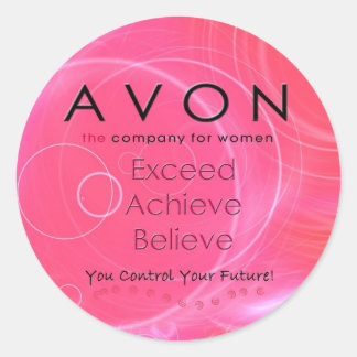 Rond Sticker AVON Believe