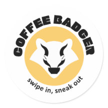 Sticker Badger Cafe