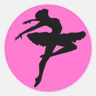 Rond Sticker Ballerina