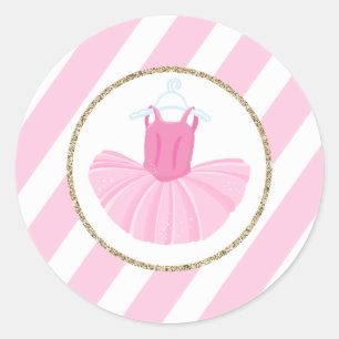 Rond Sticker Ballerina tutu