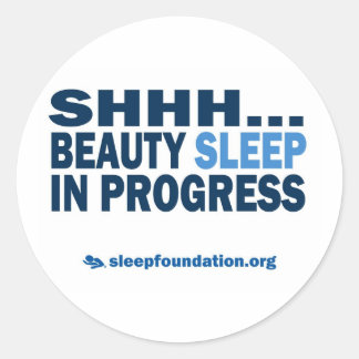 Rond Sticker Beauty Sleep