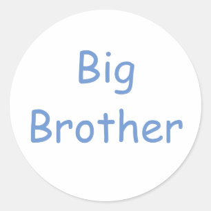Rond Sticker "Big Brother"