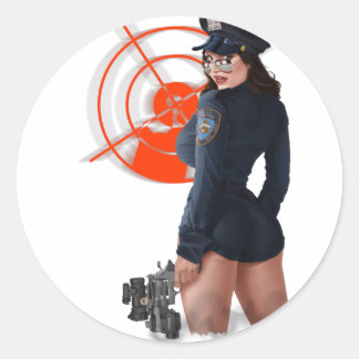 Rond Sticker Big Gun