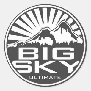 Rond Sticker Big Sky Ultimate