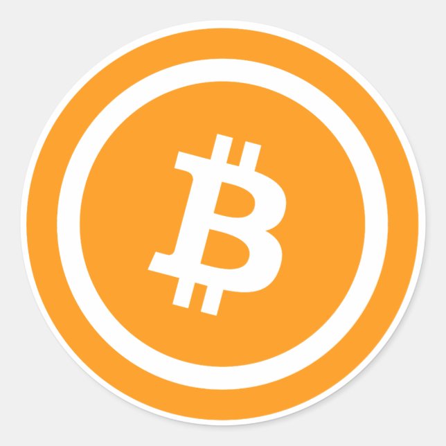 Rond Sticker Bitcoin (Devant)