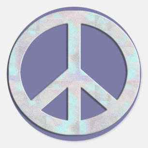 Rond Sticker Blues Peace