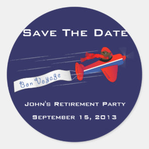 Rond Sticker Bon Voyage