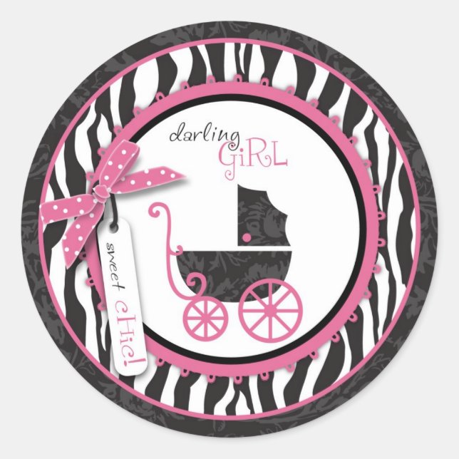 Rond Sticker Boutique Chic (Devant)