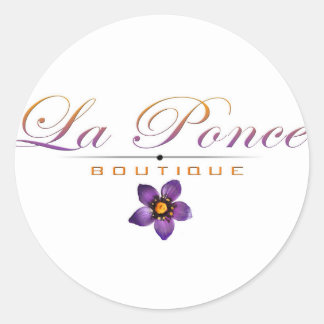 Rond Sticker Boutique La Ponce