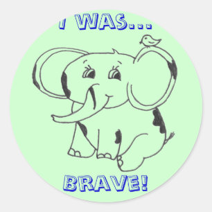Rond Sticker - Brave